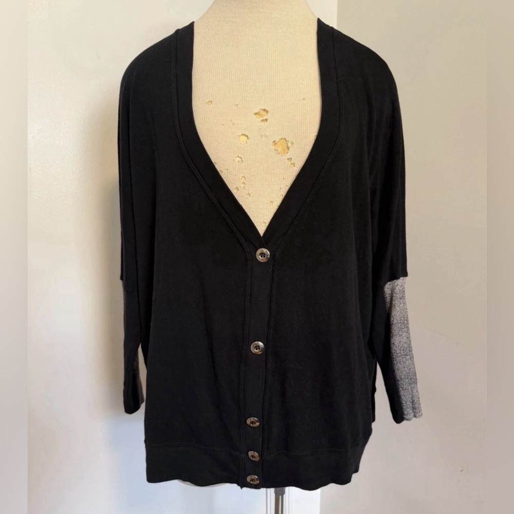 NWT! Gypsy 05 Knit Black Oversized Cardigan S